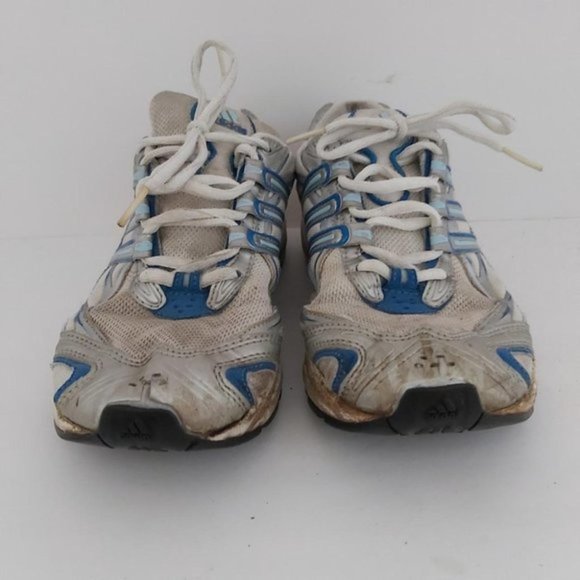 ADIDAS | Women's Adiprene Running Shoes White Blue SIze 6 - Picture 2 of 4